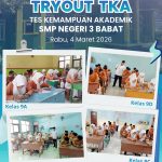 Antusias Siswa-siswi SMPN 3 Babat Mengikuti TRYOUT TKA yang Diselenggarakan oleh PGRI KABUPATEN LAMONGAN dan ALEF EDUCATION