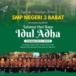 GEMA TAKBIR BERKUMANDANG: SMP NEGERI 3 BABAT GELAR PENYEMBELIHAN HEWAN QURBAN 1447 H, PUPUK KEPEDULIAN DAN KEBERSAMAAN