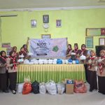 SMPN 3 Babat Bagikan 500 Nasi Bungkus kepada Masyarakat dalam Program Jumat Berkah Kecamatan Babat