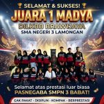 Membanggakan! LKBB SMP Negeri 3 Babat Raih Juara 1 Madya DILKBB BRAWIJAYA